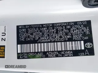 2023 Toyota Crown XLE z VIN JTDAAAAF5P3003219, wystawiony jako IAAI lot #42109726 z przebiegiem 6 176 mil mil oraz . Historia ofert i sprzedaży dostępna na DreamBid. Obrazek 9.