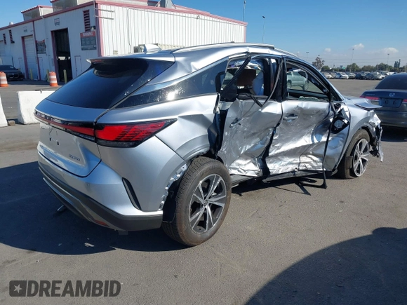 2024 Lexus RX 350 with VIN JTJCHMAA2R2020186, listed as a IAAI auction lot 40822228 with 3,508 mi miles and . Bid and sale history available at DreamBid. Image 4.