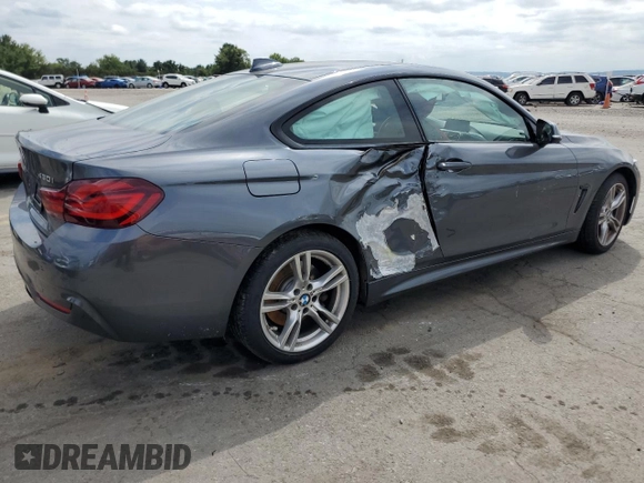2020 BMW 4 Series 430i xDrive with VIN WBA4W5C02LFH25609, listed as a Copart auction lot 69661994 with 44,574 mi miles and Salvage title. Bid and sale history available at DreamBid. Image 3.