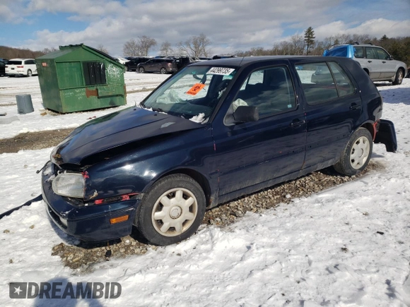 1998 Volkswagen Golf z VIN 3VWFA81H7WM245388, wystawiony jako Copart lot #51585355 z przebiegiem Nie podano mil oraz Nie do naprawy • Non repairable. Historia ofert i sprzedaży dostępna na DreamBid. Obrazek 1.