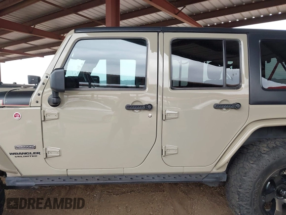 2017 Jeep Wrangler Unlimited Rubicon with VIN 1C4BJWFG7HL663203, listed as a IAAI auction lot 42391999 with 63,430 mi miles and . Bid and sale history available at DreamBid. Image 15.