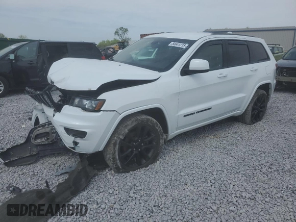 2017 Jeep Grand Cherokee Altitude z VIN 1C4RJFAG4HC909887, wystawiony jako Copart lot #50641215 z przebiegiem 69 185 mil mil oraz Szkoda całkowita • Salvage title. Historia ofert i sprzedaży dostępna na DreamBid. Obrazek 1.