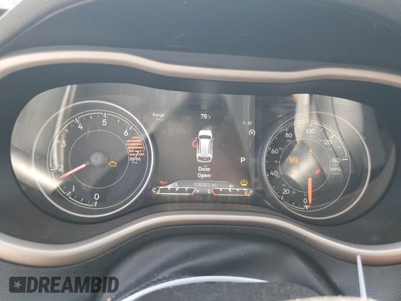 2017 Jeep Cherokee Limited with VIN 1C4PJLDB2HW516457, listed as a Copart auction lot 50486675 with 106,263 mi miles and Salvage Title. Bid and sale history available at carsss.com. Image 9.