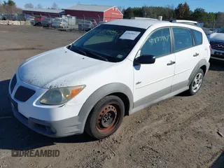 2006 Pontiac Vibe with VIN 5Y2SL65806Z408696, listed as a IAAI auction lot 41825647 with 160,000 mi miles. Bid and sale history available at carsss.com. Image 2.