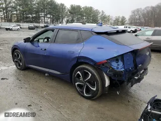 2023 Kia EV6 GT-Line with VIN KNDC4DLCXP5114809, listed as a Copart auction lot 43191935 with 23,681 mi miles and Salvage Title. Bid and sale history available at carsss.com. Image 2.