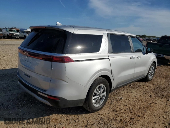 2023 Kia Carnival LX with VIN KNDNB4H39P6273290, listed as a Copart auction lot 82188894 with 22,612 mi miles and Salvage Title. Bid and sale history available at carsss.com. Image 3.