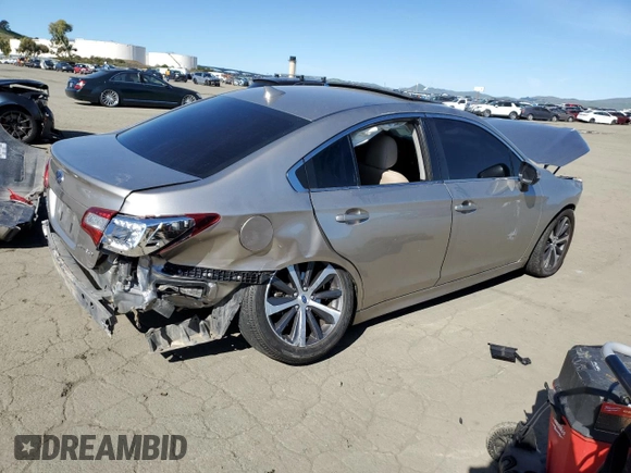 2019 Subaru Legacy Limited with VIN 4S3BNAN61K3035371, listed as a Copart auction lot 46346965 with 40,863 mi miles and Salvage Title. Bid and sale history available at carsss.com. Image 3.