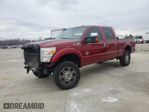 2015 Ford F-350 Platinum с VIN 1FT8W3BTXFEB43009, выставлен на аукционе Copart как лот 44359255 с пробегом 117 264 миль миль и Списание • Salvage title. История ставок и продаж доступна на DreamBid. Изображение 1.