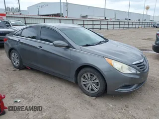 2013 Hyundai Sonata GLS with VIN 5NPEB4AC0DH546497, listed as a IAAI auction lot 42199649 with 154,561 mi miles and . Bid and sale history available at carsss.com. Image 1.