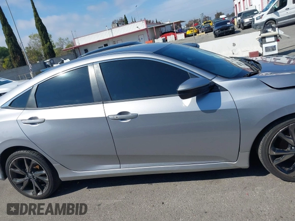 2019 Honda Civic Sedan Sport with VIN 2HGFC2F85KH515599, listed as a IAAI auction lot 41885201 with 76,653 mi miles. Bid and sale history available at carsss.com. Image 13.
