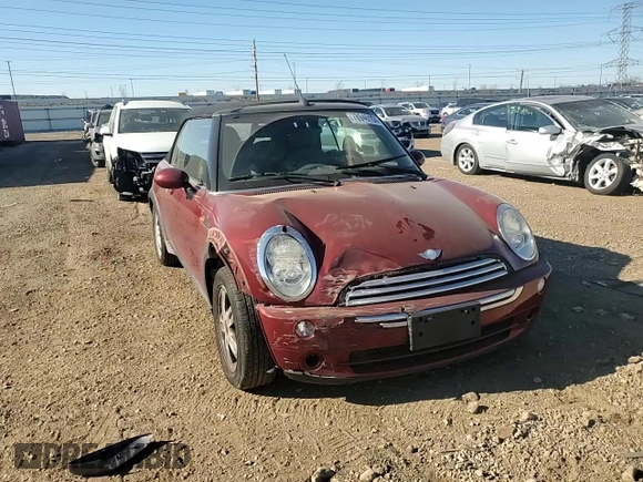2007 MINI Convertible with VIN WMWRF33557TG17353, listed as a Copart auction lot 78946104 with 98,362 mi miles and Salvage Title. Bid and sale history available at DreamBid. Image 11.