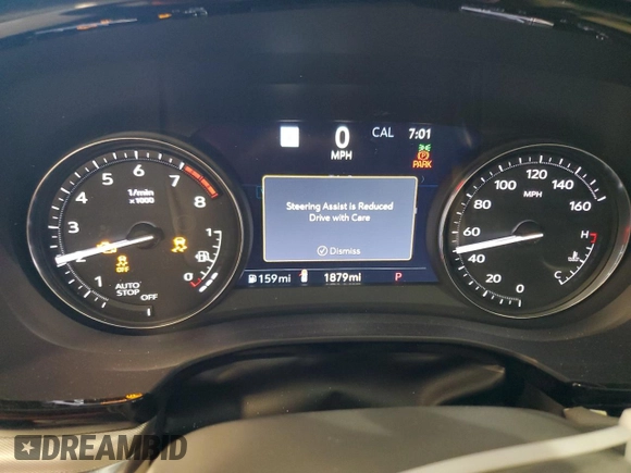 2025 Cadillac XT5 FWD Premium Luxury with VIN 1GYKNCRSXSZ106707, listed as a Copart auction lot 86919854 with 1,879 mi miles and Salvage Title. Bid and sale history available at DreamBid. Image 9.