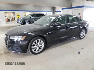 2017 Audi A6 with VIN WAUG8BFCXHN004735, listed as a Copart auction lot 48939825 with 107,062 mi miles and Salvage title. Bid and sale history available at DreamBid. Image 1.
