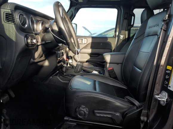 2021 Jeep Wrangler Unlimited Sahara High Altitude z VIN 1C4HJXEG0MW603872, wystawiony jako Copart lot #74835884 z przebiegiem 31 008 mil mil oraz Nie do naprawy • Non repairable. Historia ofert i sprzedaży dostępna na DreamBid. Obrazek 7.