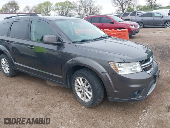 2017 Dodge Journey SXT z VIN 3C4PDDBG0HT540757, wystawiony jako IAAI lot #42104065 z przebiegiem 116 059 mil mil oraz . Historia ofert i sprzedaży dostępna na DreamBid. Obrazek 1.