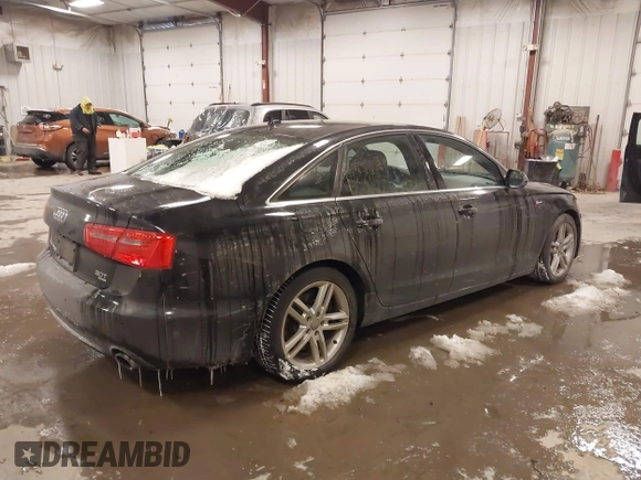 2012 Audi A6 Premium Plus with VIN WAUGGAFC5CN130863, listed as a IAAI auction lot 41327619 with 172,594 mi miles and . Bid and sale history available at DreamBid. Image 4.