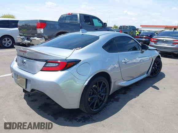 2023 Toyota 86 Premium with VIN JF1ZNBE15P9765366, listed as a IAAI auction lot 42194610 with 32,286 mi miles and . Bid and sale history available at DreamBid. Image 4.
