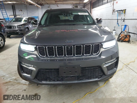 2022 Jeep Grand Cherokee with VIN 1C4RJYB66N8721470, listed as a Copart auction lot 47834635 with 12,587 mi miles and Salvage title. Bid and sale history available at DreamBid. Image 5.