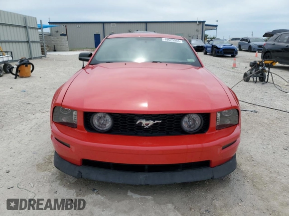 2006 Ford Mustang GT Deluxe with VIN 1ZVHT82H265135243, listed as a Copart auction lot 49623955 with 109,615 mi miles and Salvage Title. Bid and sale history available at DreamBid. Image 5.