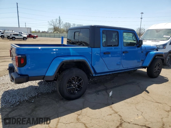2021 Jeep Gladiator Willys с VIN 1C6HJTAG2ML611446, выставлен на аукционе Copart как лот 54394025 с пробегом 37 914 миль миль и Списание • Salvage title. История ставок и продаж доступна на DreamBid. Изображение 3.