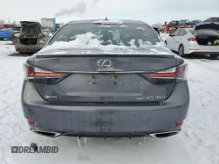 2016 Lexus GS 350 with VIN JTHCZ1BL2GA000391, listed as a Copart auction lot 45433215 with Not provided miles and Salvage title. Bid and sale history available at DreamBid. Image 6.