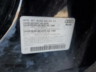 2012 Audi Q5 3.2L Premium Plus with VIN WA1DKAFP0CA093309, listed as a Copart auction lot 86983384 with 134,738 mi miles and Salvage Title. Bid and sale history available at carsss.com. Image 15.