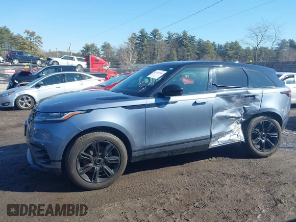 2023 Land Rover Range Rover Velar R-Dynamic S with VIN SALYT2EX2PA356975, listed as a IAAI auction lot 41710740 with 21,386 mi miles and . Bid and sale history available at DreamBid. Image 14.