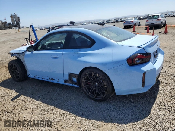 2024 BMW M2 with VIN 3MF13DM08R8E56146, listed as a Copart auction lot 66716824 with 782 mi miles and Salvage Title. Bid and sale history available at carsss.com. Image 2.