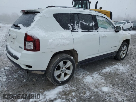 2016 Jeep Compass Latitude with VIN 1C4NJDEB0GD587940, listed as a Copart auction lot 51215595 with 190,386 mi miles and Clean Title. Bid and sale history available at carsss.com. Image 3.
