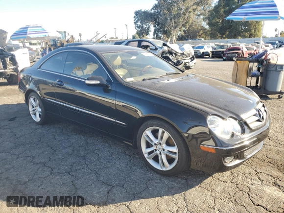 2006 Mercedes-Benz CLK 350 with VIN WDBTJ56H56F186370, listed as a Copart auction lot 80393714 with 107,802 mi miles and Clean Title. Bid and sale history available at DreamBid. Image 4.