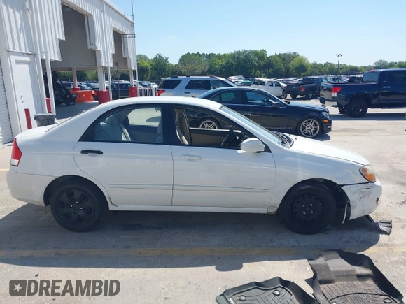 2008 Kia Spectra SX with VIN KNAFE121185508223, listed as a IAAI auction lot 42028372 with 152,526 mi miles. Bid and sale history available at carsss.com. Image 13.