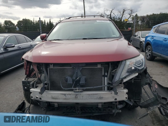 2018 Nissan Pathfinder SL with VIN 5N1DR2MN5JC658823, listed as a Copart auction lot 44978245 with 92,955 mi miles and Salvage Title. Bid and sale history available at carsss.com. Image 5.