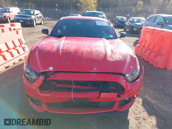 2016 Ford Mustang V6 with VIN 1FA6P8AM9G5266237, listed as a IAAI auction lot 40748318 with 72,607 mi miles and . Bid and sale history available at carsss.com. Image 12.