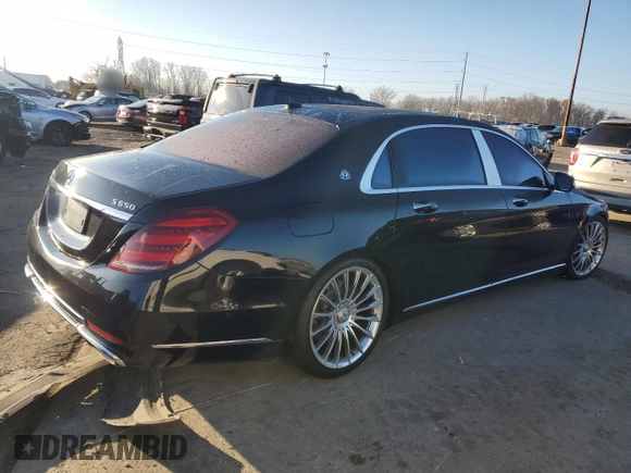 2018 Mercedes-Benz S 560 Maybach with VIN WDDUX8GB1JA363413, listed as a Copart auction lot 80050514 with 118,315 mi miles and Clean Title. Bid and sale history available at DreamBid. Image 3.