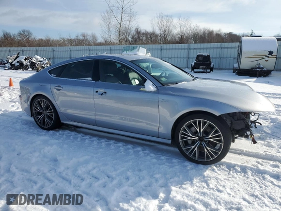 2018 Audi A7 Premium Plus with VIN WAUW3AFC9JN087620, listed as a Copart auction lot 42178915 with 87,445 mi miles and Salvage title. Bid and sale history available at DreamBid. Image 4.