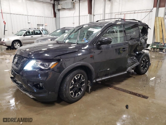 2020 Nissan Pathfinder SL with VIN 5N1DR2CM4LC599677, listed as a Copart auction lot 45094765 with 67,481 mi miles and Non Repairable. Bid and sale history available at carsss.com. Image 1.