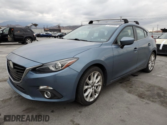 2014 Mazda 3 S Grand Touring with VIN JM1BM1M36E1206853, listed as a Copart auction lot 41809465 with 106,259 mi miles and Non Repairable. Bid and sale history available at DreamBid. Image 1.