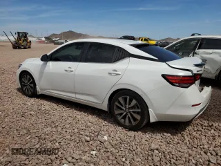 2021 Nissan Sentra SV with VIN 3N1AB8CV6MY243380, listed as a Copart auction lot 50844655 with 48,116 mi miles and Salvage Title. Bid and sale history available at DreamBid. Image 2.