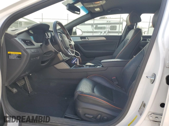 2015 Hyundai Sonata Sport with VIN 5NPE34AB7FH058686, listed as a Copart auction lot 51003985 with 61,458 mi miles and Salvage Title. Bid and sale history available at carsss.com. Image 7.