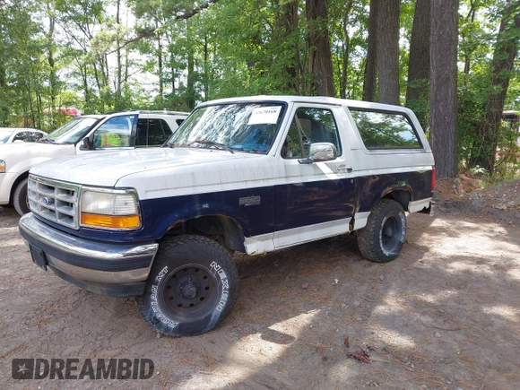 1995 Ford Bronco Eddie Bauer with VIN 1FMEU15NXSLA12108, listed as a IAAI auction lot 42670168 with 204,555 mi miles and . Bid and sale history available at DreamBid. Image 2.