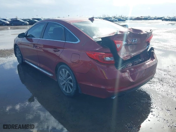 2015 Hyundai Sonata 2.4L Limited with VIN 5NPE34AF9FH190786, listed as a IAAI auction lot 41695870 with 137,178 mi miles. Bid and sale history available at carsss.com. Image 3.