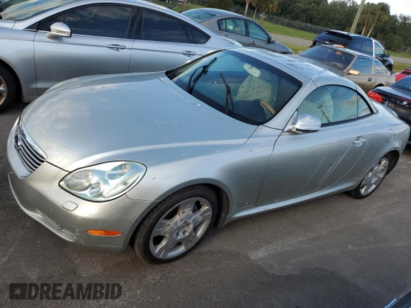 2004 Lexus SC with VIN JTHFN48Y140052660, listed as a Copart auction lot 74563184 with Not Provided miles and Salvage Title. Bid and sale history available at carsss.com. Image 1.