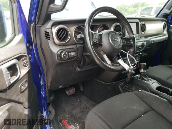 2020 Jeep Wrangler Willys with VIN 1C4GJXAN3LW335320, listed as a Copart auction lot 58863454 with 31,101 mi miles and Non repairable. Bid and sale history available at DreamBid. Image 8.