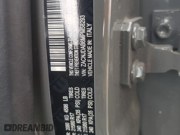 2021 Jeep Renegade Sport с VIN ZACNJDAB6MPM58293, выставлен на аукционе Copart как лот 53072003 с пробегом 37 154 миль миль и Списание • Salvage title. История ставок и продаж доступна на DreamBid. Изображение 12.