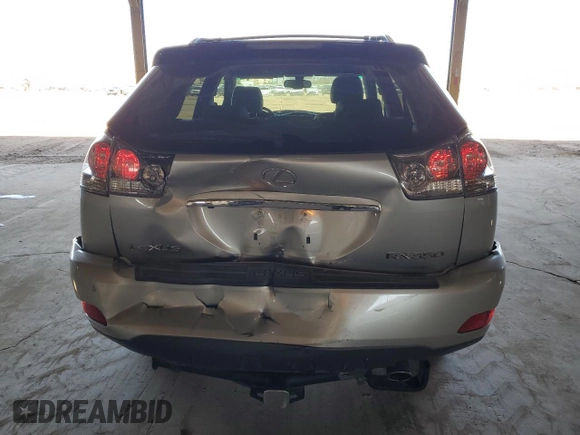 2007 Lexus RX 350 with VIN 2T2GK31UX7C007951, listed as a Copart auction lot 55421245 with 195,110 mi miles and Salvage Title. Bid and sale history available at DreamBid. Image 6.