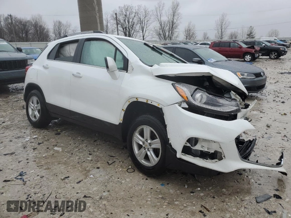 2017 Chevrolet Trax LT with VIN KL7CJLSB5HB086736, listed as a Copart auction lot 51466835 with Not Provided miles and Clean Title. Bid and sale history available at carsss.com. Image 4.