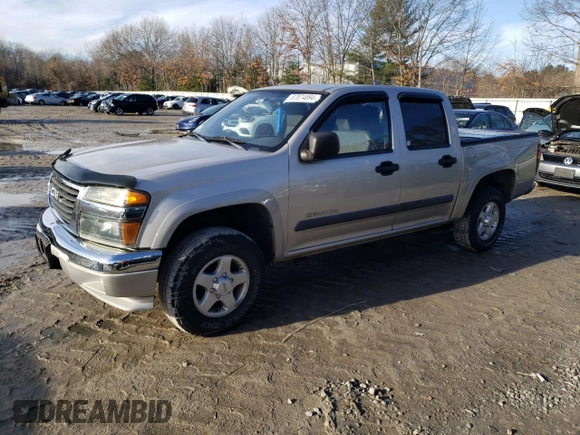2005 GMC Canyon 1SF SLE Z71 with VIN 1GTDT136758262881, listed as a Copart auction lot 87074894 with 163,855 mi miles and Clean Title. Bid and sale history available at carsss.com. Image 1.
