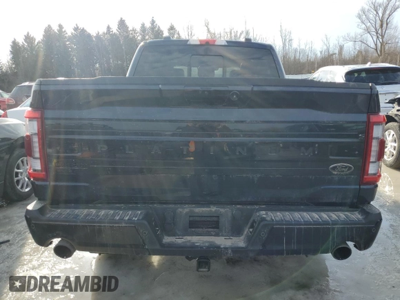2023 Ford F-150 XL with VIN 1FTFW1ED4PFA07566, listed as a Copart auction lot 46363505 with 23,591 mi miles and Salvage Title. Bid and sale history available at carsss.com. Image 6.