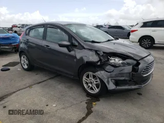 2019 Ford Fiesta SE with VIN 3FADP4EJ4KM102011, listed as a Copart auction lot 53777845 with 87,256 mi miles and Salvage Title. Bid and sale history available at carsss.com. Image 4.
