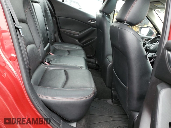 2014 Mazda 3 S Grand Touring z VIN JM1BM1M39E1203476, wystawiony jako Copart lot #50562325 z przebiegiem 76 462 mil mil oraz Szkoda całkowita • Salvage title. Historia ofert i sprzedaży dostępna na DreamBid. Obrazek 10.